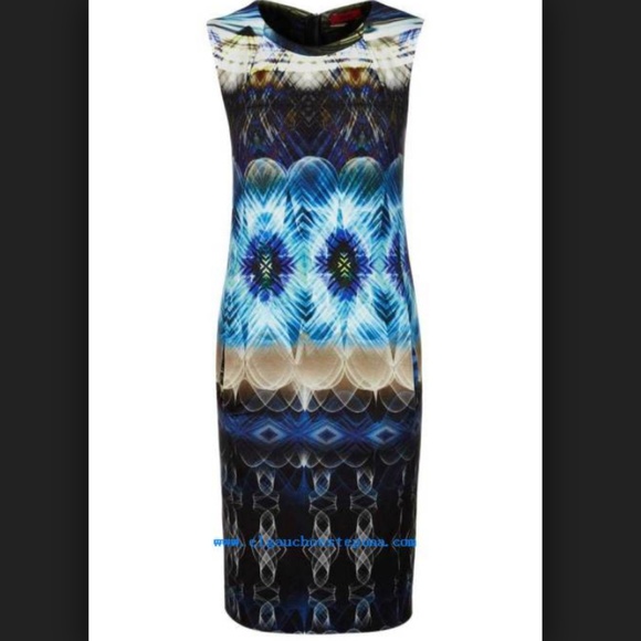 HUGO Hugo Boss Kebelle Stretch Jersey Print Dress - Picture 3 of 8